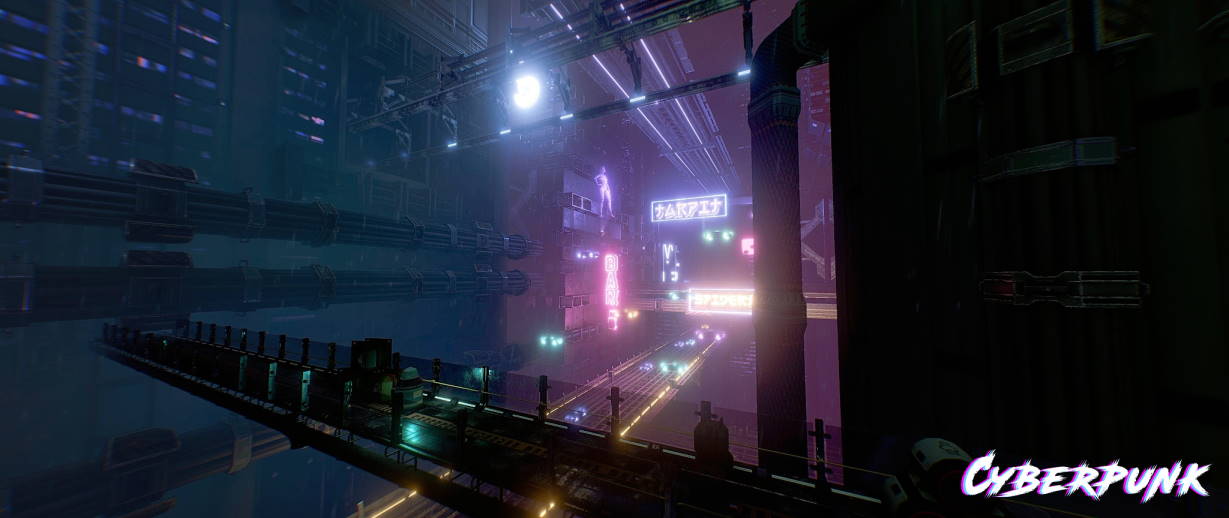 futuristic cityscape